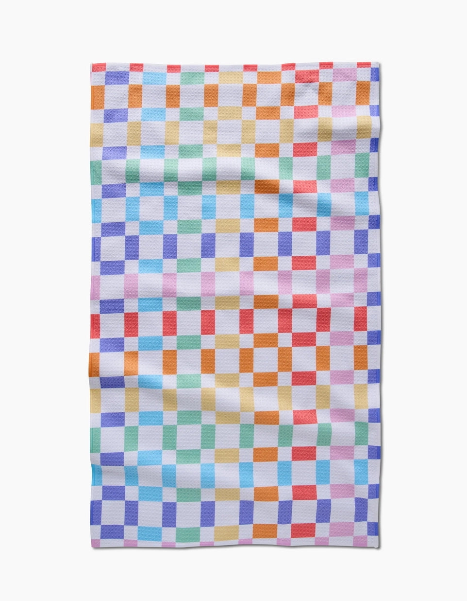 Geometry Kitchen Tea Towel: Over the Rainbow