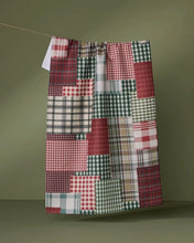 Load image into Gallery viewer, Geometry Kitchen Tea Towel: Patchly
