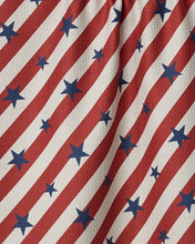 Load image into Gallery viewer, Geometry Kitchen Tea Towel: Patriotic Stripe
