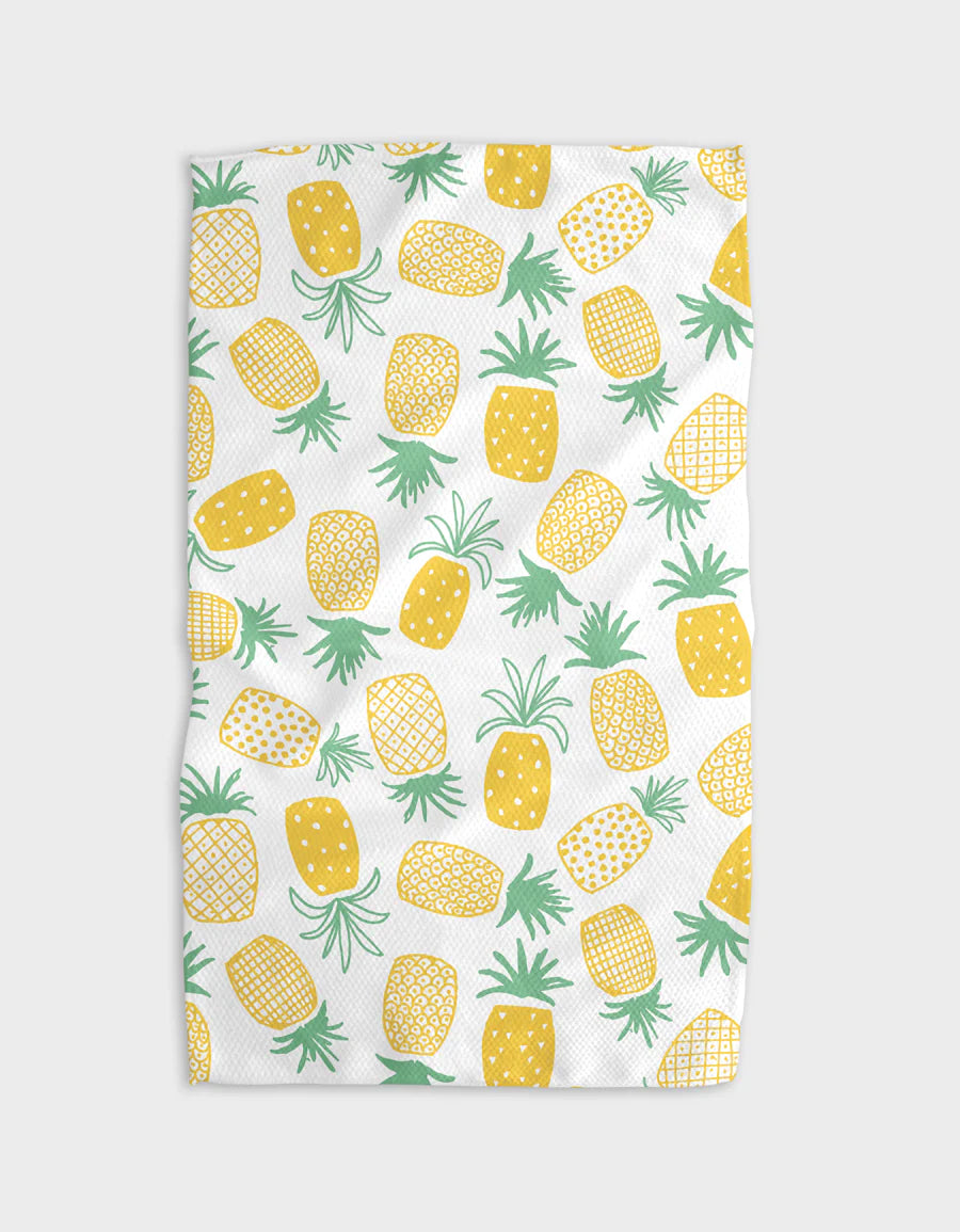 Geometry Kitchen Tea Towel: Pineapple Love