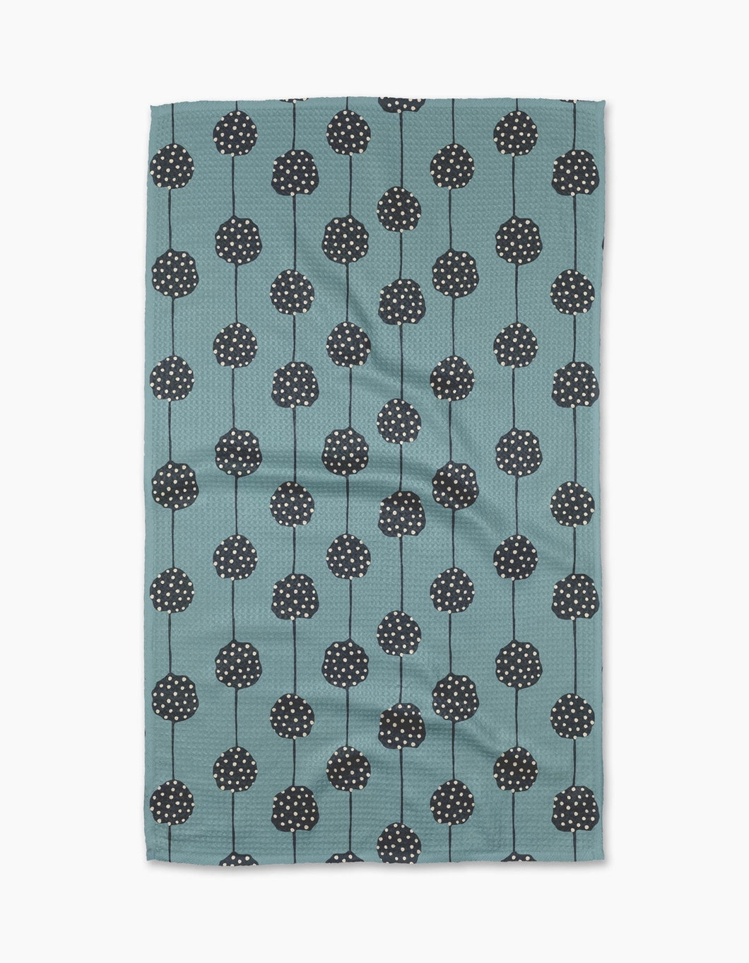 Geometry Kitchen Tea Towel: Polka Dot Garland