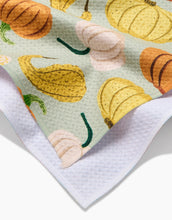 Load image into Gallery viewer, Geometry Kitchen Tea Towel: Pumpkins and Gourds
