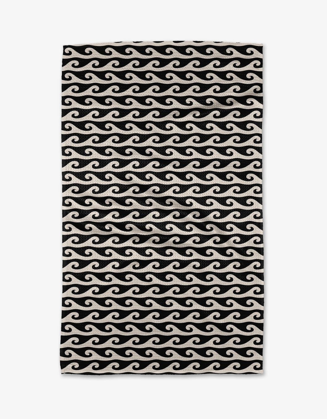 Geometry Kitchen Tea Towel: Rolling Waves