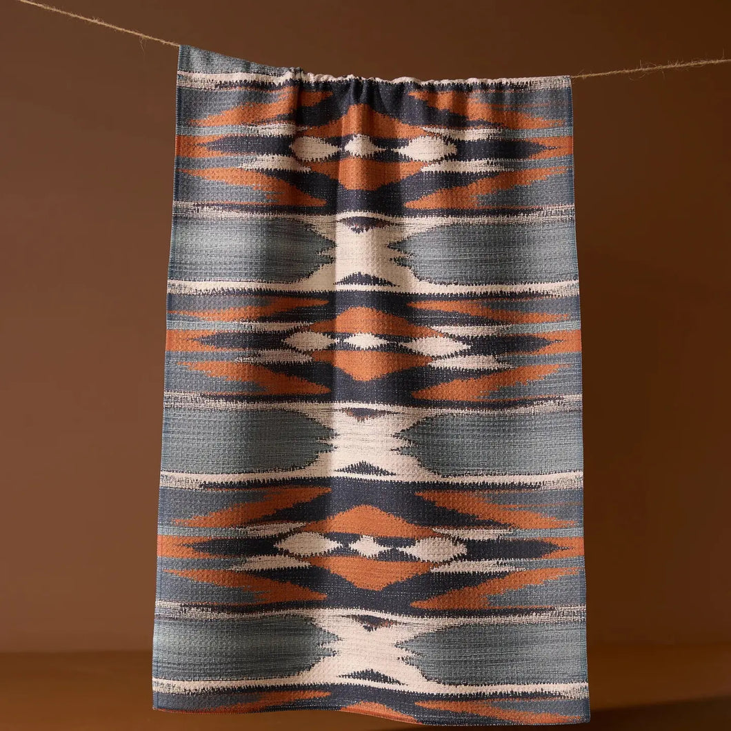 Geometry Kitchen Tea Towel: Sedona