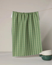 Load image into Gallery viewer, Geometry Kitchen Tea Towel: Shay Plaid
