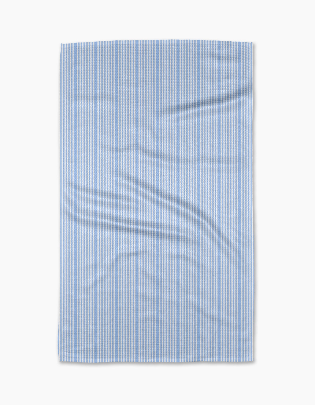 Geometry Kitchen Tea Towel: Soft Summer Blue