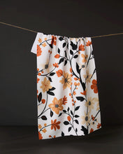 Load image into Gallery viewer, Geometry Kitchen Tea Towel: Spiced Florals
