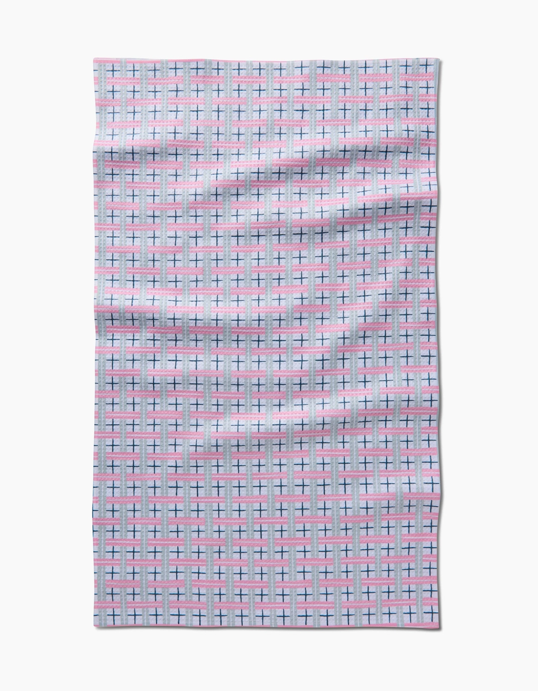 Geometry Kitchen Tea Towel: Spring Cottage Plaid