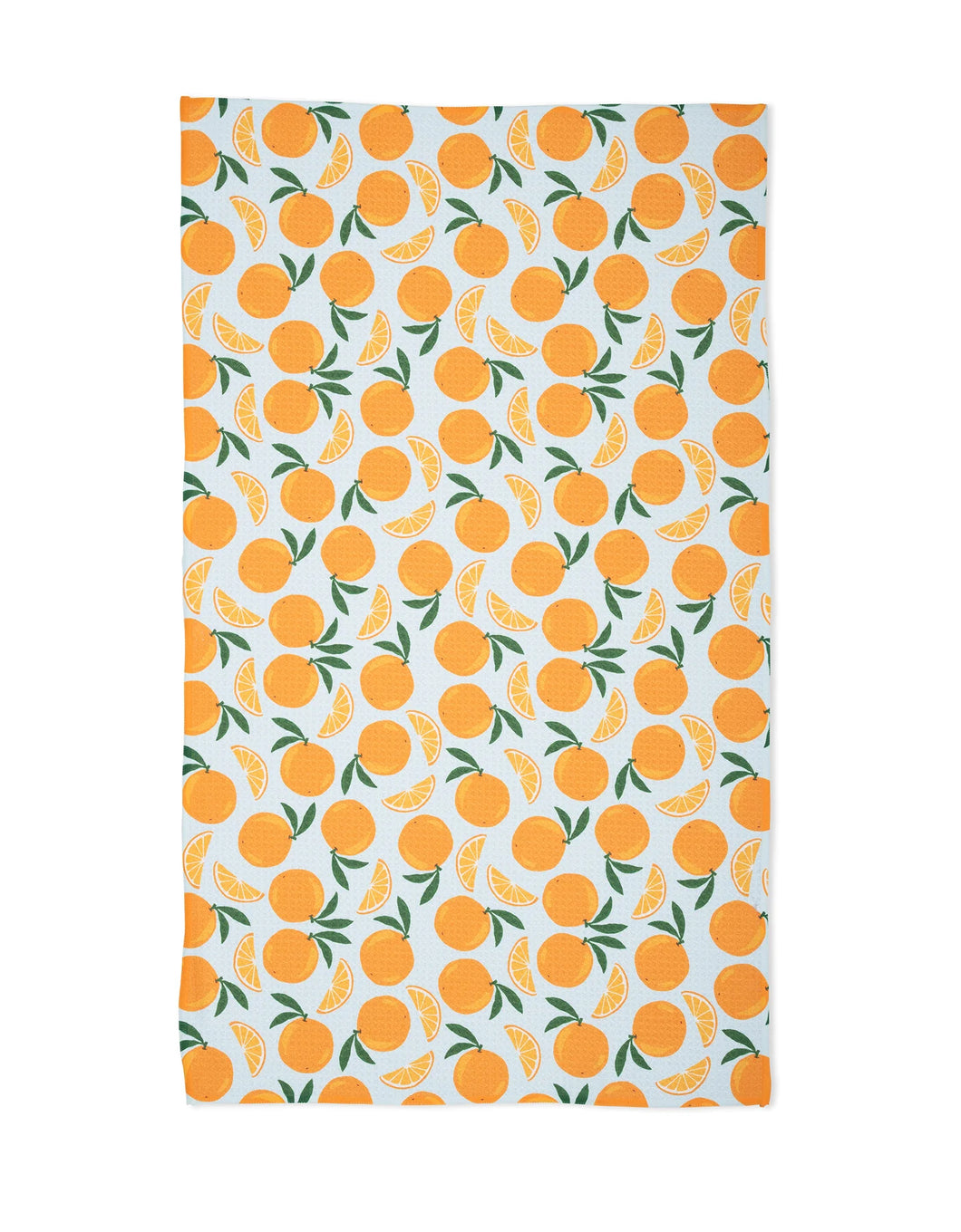 Geometry Kitchen Tea Towel: Sweet Orange