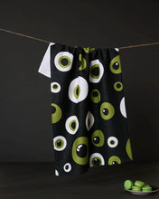 Load image into Gallery viewer, Geometry Kitchen Tea Towel: Tricky Eyes
