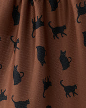 Load image into Gallery viewer, Geometry Kitchen Tea Towel: Witch's Cat
