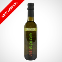 Load image into Gallery viewer, Lemon Pepper Infused Olive Oil 375 ml (12 oz) Bottle
