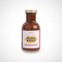 Load image into Gallery viewer, Mama Kicks! Sauces 9 oz. glass bottle
