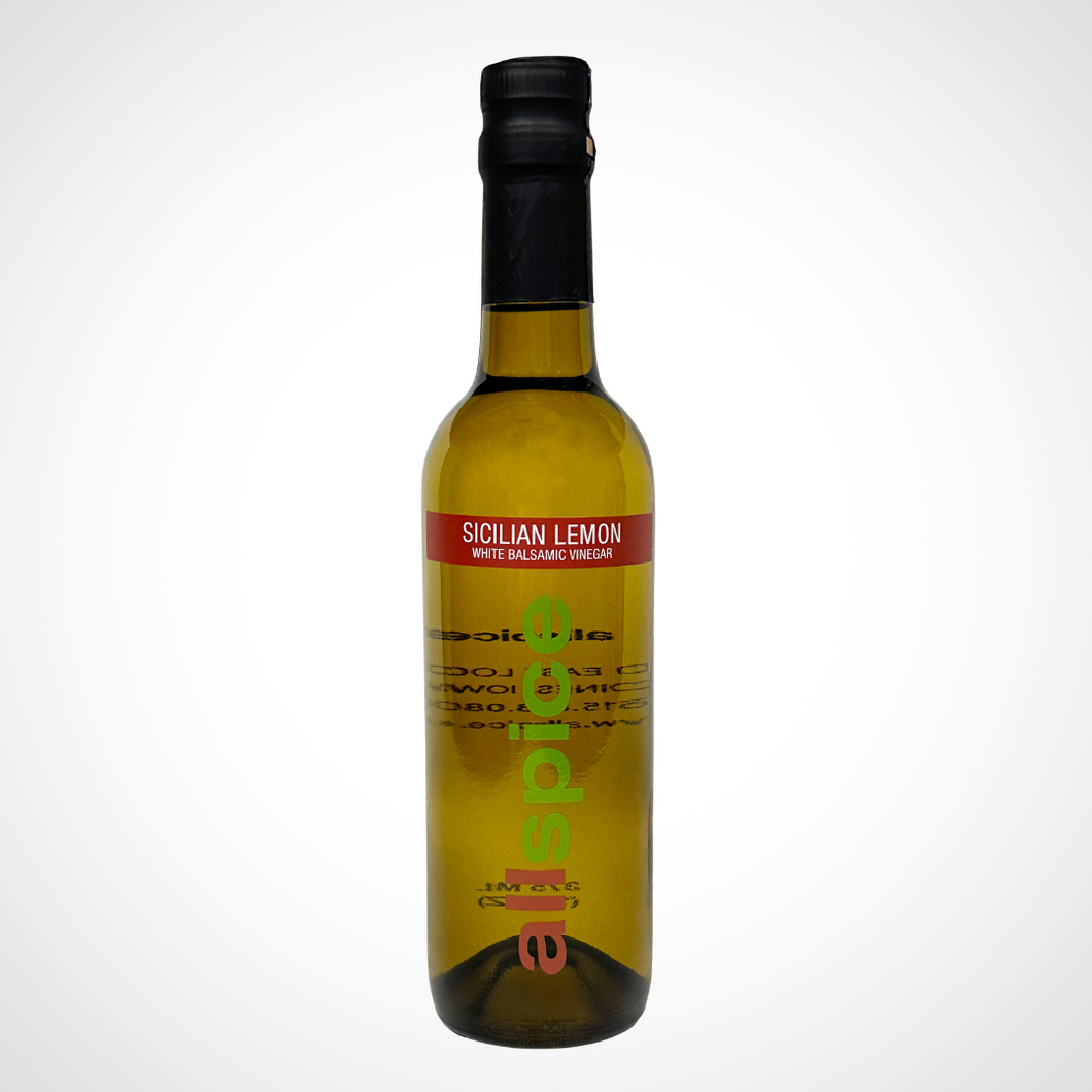 Sicilian Lemon White Balsamic Vinegar 375 ml (12 oz) Bottle