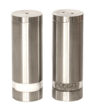 Load image into Gallery viewer, Savoy Stainless Steel Salt &amp; Pepper Shakers
