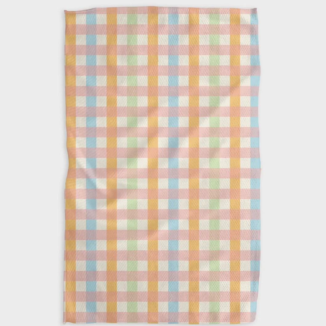 Geometry Kitchen Tea Towel: Table For Two