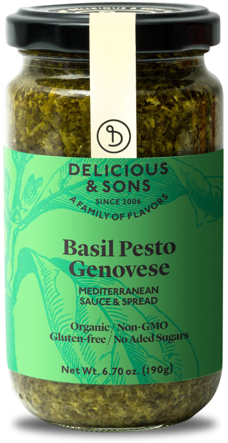 Organic Basil Pesto 6.70 oz jar