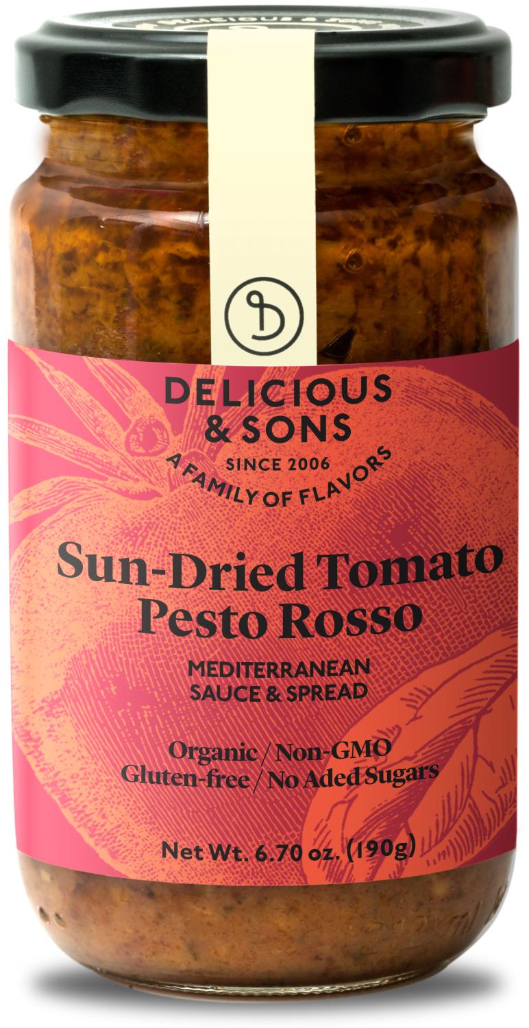 Organic Sun-Dried Tomato Pesto 6.70 oz jar